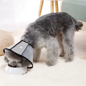 Pet <span class=keywords><strong>Elizabeth</strong></span> Cat Collier de chien Couvre-chef 7 tailles disponibles Toilettage pour animaux de compagnie Bain Protection de la peau Colliers pour chats et chiens - Product Image 3