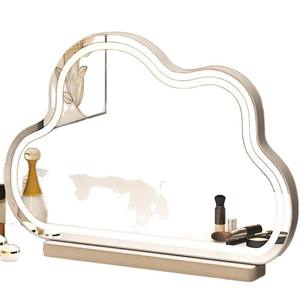 Espejo de Maquillaje Retro de Alta Gama con Forma de Nube, Tamaño Grande para el Hogar, Dormitorio, Escritorio o Tocador - Product Image 2