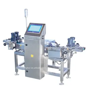 2023 new design glass bottle cosmetics pharma automatic check weigher