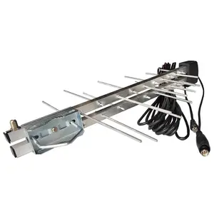 Aluminum Mini Outdoor active TV Antenna VHF UHF 20E Yagi antenna Support Video Broadcast