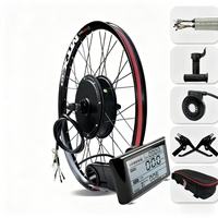 Kit de conversion de vélo électrique à moteur de moyeu sans balais 48V 52V 70V 3000W 5000W 1500W, moteur de moyeu à entraînement arrière pour batterie au lithium
