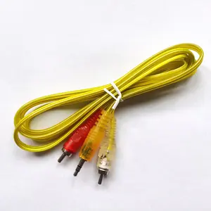 Ağır 1.5M Stereo jak 3.5mm 2rca ses kablosu