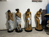 MCC Extérieur Bronze Femme Nue Sculptures Jardin Danse Femme Bronze Sur Mesure Laiton Humain Femme Nue Statues À Vendre