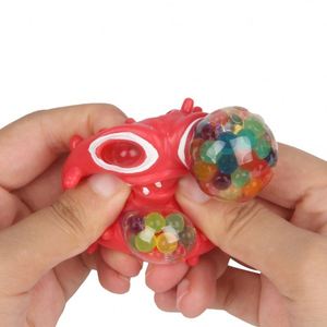 Custom Fidget Toy-Tpr Stress-Relief <b>Squeeze</b> -Halloween-Themed Virus Bead <b>Ball</b> for Fidgeting and Relaxation - Product Image 3