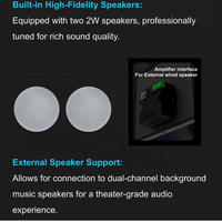 MAX8 Panel Táctil Inteligente Android de 8 Pulgadas con Diseño Deslizante, Wi-Fi/Zigbee, Tuya, Control por Voz Alexa, Mesh, Control Remoto IR, Gateway, App, TFT para el Hogar
