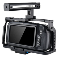 Cage de montage d'appareil photo en aluminium pour BMPCC 4K 6K Blackmagic Design Pocket Cinema Black Magic Camera avec plaque rapide et poignée supérieure