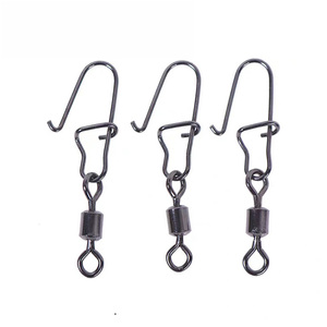 Nukinp Clips pivotants de pêche en Acier Inoxydable