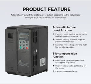 Inverter <span class=keywords><strong>di</strong></span> Frequenza AC Trifase 380V 7.5KW con Controllo Vettoriale per Ascensori e Scale Mobili - Product Image 2