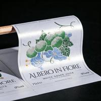 Étiquette de bouteille de vin personnalisée de luxe, dorure à chaud, gaufrage, revêtement brillant UV, autocollant en papier nacré imperméable