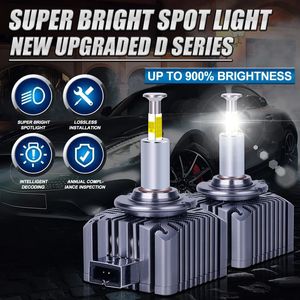 Offre Spéciale 55W 10000LM D1S D3S LED phare ampoule voiture accessoire Kit de Conversion Plug Play 6500K 99% Canbus pour <span class=keywords><strong>bmw</strong></span> Serie 5 pour audi - Product Image 5