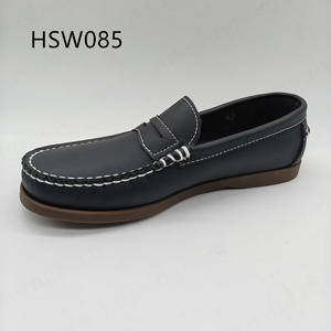 ZYF, Zapatos Estilo Mocasín para Caminar, Talla Pequeña Disponible, Color Azul Oscuro, Diseño de Ajuste Relajado, Suela de Goma Resistente, Zapatos Náuticos HSW084 - Product Image 3