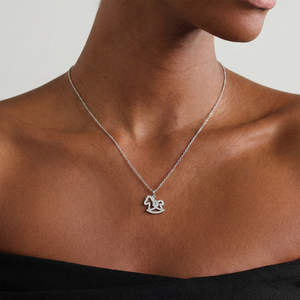 Nouveau Collier Pendentif Cheval Carrousel en Argent 925 avec Moissanite, Bijou du Zodiaque Chinois 2026, Cadeau pour Femme - Product Image 2