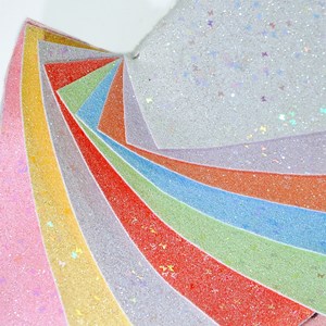 New Arrival Sparkly Vinyl in Chunky long lanh da thiết kế PU Wedding DIY handmade Deco Túi phụ kiện - Product Image 4