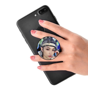 Soporte de teléfono de 5 estrellas para niños callejeros <span class=keywords><strong>KPOP</strong></span> Felix Hyunjin Seungmin soporte acrílico estirable para teléfono móvil Bangchan Leeknow Fans regalo - Product Image 3