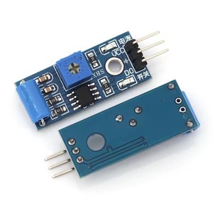 Mô-đun cảm biến chuyển động <span class=keywords><strong>SW</strong></span>-<span class=keywords><strong>420</strong></span> 5V thường đóng cảm biến rung SW420 công tắc rung cho hệ thống phát hiện báo động - Product Image 1