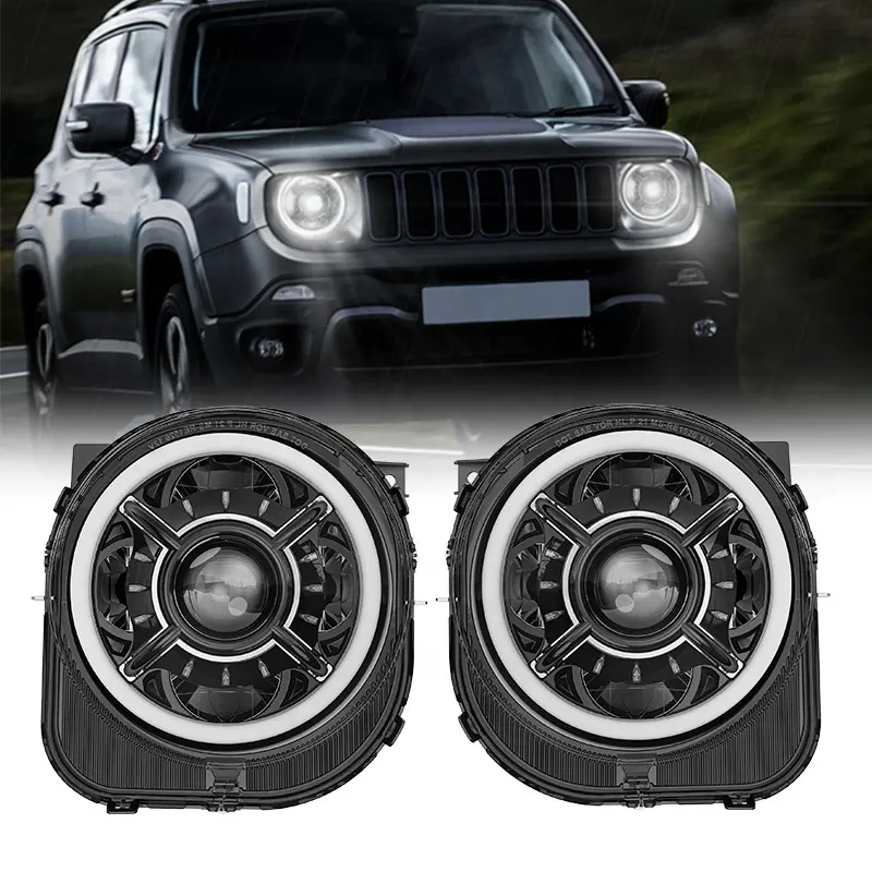 Kit de conversión de faro delantero LED HID, nuevo diseño, para Jeep Renegade, 2015, 2016, 2017, 2018, 2020