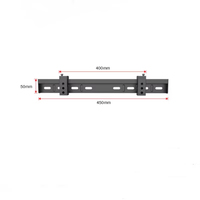 Soporte de pared de TV LED Universal LO1 para TV de panel plano de 25 a 55 pulgadas Soporte de TV fijo de movimiento de acero duradero para uso de oficina