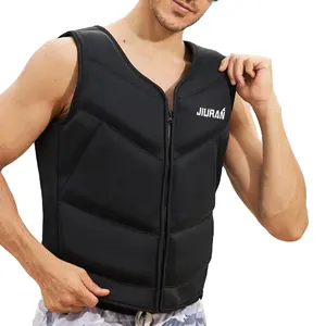 JIURAN Life Jacket Adult Neoprene Vest For Saving Buoyancy Suitable For Weight From 30-110 Kg Outdoor Watering Activity