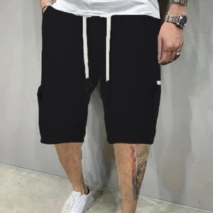 Nuovi pantaloncini estivi da uomo Casual Multi-tascabile in tinta unita pantaloncini da uomo a cinque punti - Product Image 5