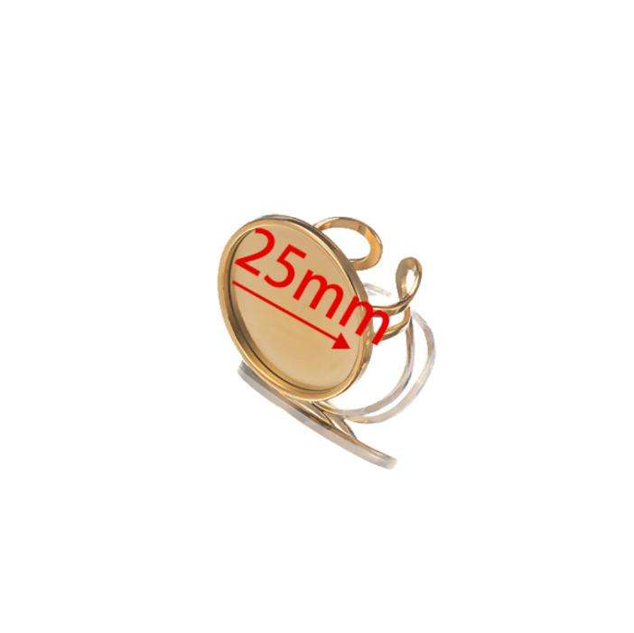 Circle-25mm ทอง