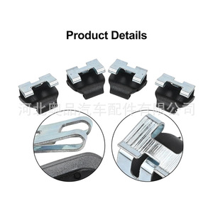 Reno Megane Mk2 Wind Laguna Rear <b>Curtain</b> Rod Bracket Metal <b>Hook</b> Buckle U Shape Easy Installation Plastics And Steel - Product Image 3