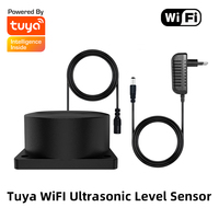 Nouveau Tuya WIFI intelligent capteur de niveau de liquide à ultrasons Villa appartements moniteur à distance détecteur de niveau de réservoir d'eau