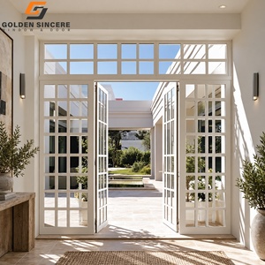 Pont thermique en aluminium GS Portes à battants en aluminium Style ouvert Isolation thermique Réduction du bruit - Product Image 4