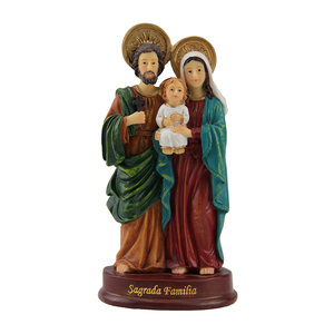 Resina estatuas Reino Unido Sagrada Familia <span class=keywords><strong>estatua</strong></span> 10cm religiosa católica de polyresin estatuas - Product Image 1