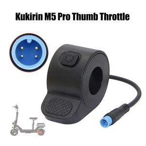 Accélérateur de trottinette électrique à commande au pouce, remplacement facile à installer, prise étanche pour trottinette électrique Kukirin M5 Pro, pièces détachées. - Product Image 1
