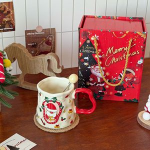 Christmas Foreign Trade Ceramic Mug Large Capacity Cute Creative Design Customized Logo Without Lid Gift - Product Image 3