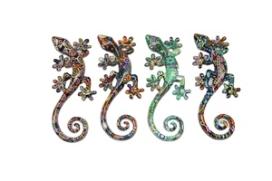 3D decorativo <span class=keywords><strong>Barcelona</strong></span> España recuerdo Gecko estatua mosaico lagarto resina figuras lagarto figura recuerdo turístico - Product Image 3