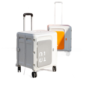 Folding Trolley <b>Storage</b> <b>Box</b> Rectangle 4600g Double Door Portable Luggage For Home Outdoor Camping - Product Image 4
