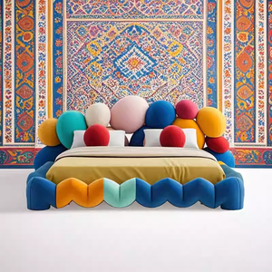 Modernes Gepolstertes Echtleder-Liegebett für Hochwertige Villen - Product Image 3