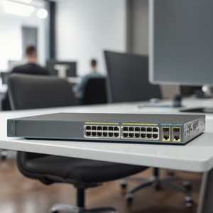 VENTE FLASH Commutateur C <span class=keywords><strong>S</strong></span> 2960-Plus, 24 ports 10/100 LAN Base PoE, commutateur réseau WS-<span class=keywords><strong>C2960</strong></span>+<span class=keywords><strong>24PC</strong></span>-L - Product Image 5