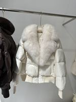 Doudoune courte personnalisée de luxe pour femme avec fourrure – Vente en gros