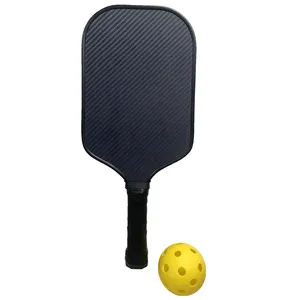 2023 Alta qualidade fibra de vidro pickleball pás Esporte fibra de carbono Thermoformed capa conjunto de 2 pickleball personalizado pás