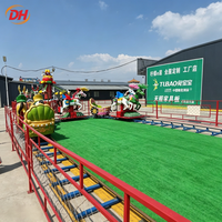 Manèges de parc d'attractions : train sur rail circulaire à thème équestre, en PRV personnalisé pour les centres touristiques et les attractions familiales