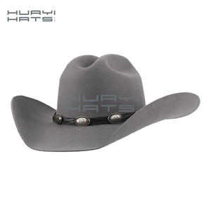 Logo personalizzato di alta qualità cappello Fedora occidentale a tesa larga bianco Unisex 100% in lana australiana <span class=keywords><strong>cappelli</strong></span> da Cowboy per uomo donna - Product Image 6
