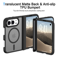 Coque magnétique antichoc pour iPhone 18 Duo Fold Ultra avec protection coussin d'air – Accessoires de téléphone en gros – Coque magnétique pour téléphone