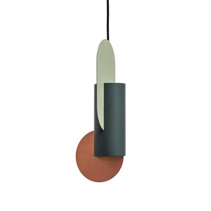 Suspension LED simple de style nordique, design créatif bicolore en acrylique, hauteur réglable, idéale pour les bureaux à domicile - Product Image 3