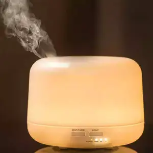 2024 Newest 500ml Electronic Cool Mist Air Scent Humidifier Machine Customized Essential Oil Ultrasonic Aroma Diffuser