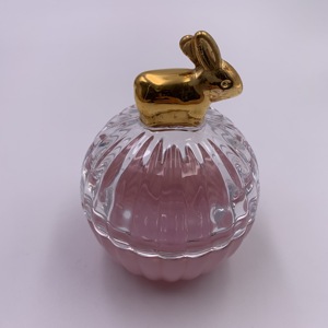 Vela redonda con pulverización de aves, tarro de vidrio blanco, verde, azul y rosa con tapa, taza de cera, tarro de caramelo de vidrio BR, venta al por mayor, <span class=keywords><strong>2022</strong></span> - Product Image 4