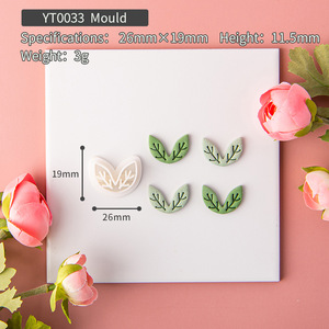 Saffron Tự Làm Bông Tai Mặt Dây Chuyền Khuôn Polymer Đất Sét Bông Tai Làm Lá Hoa Epoxy Nhựa Khuôn OEM/ODM Chào Đón - Product Image 6