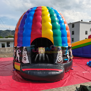 Casa de Brinco Inflable Comercial de PVC con Capacidad para 300 kg, Diseño Portátil para Fiestas Disco, Diversión para Niños, Juego de Brinco - Product Image 2
