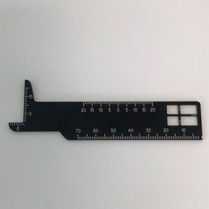 Manuelle Yulin Weiße Dental-Messzange mit Skalen auf beiden Seiten für orthodontische Zahnmessungen im Dentallabor - Product Image 6