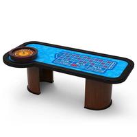 YH Bestseller 22-Zoll Roulette-Rad Unterhaltungs-Poker-Club-Stil MDF Massivholz Casino Roulette-Tisch