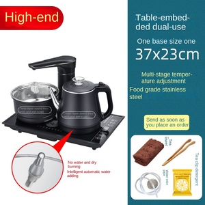 110V 220V Cordless Electric Kettle High Boron <b>Glass</b> 1.2L Capacity Household <b>Tea</b> <b>Pot</b> Set Automatic Pump Digital Control 1200W - Product Image 2