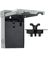 Desconectador de CA extraíble sin fusibles BAREP 60A 240V, certificado CULus 1429 Tipo 3R, con caja de acero SPCC para unidad condensadora mini split