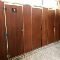 Divisor de Baño Ecológico Impermeable de Aluminio con Instalación Rápida para Baños Públicos y Paredes de Duchas