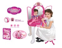3 en 1 Valise Portable Préscolaire Jouet Faire semblant de Jouer Jouets pour Enfants Beauté Maquillage Ensemble Jouets